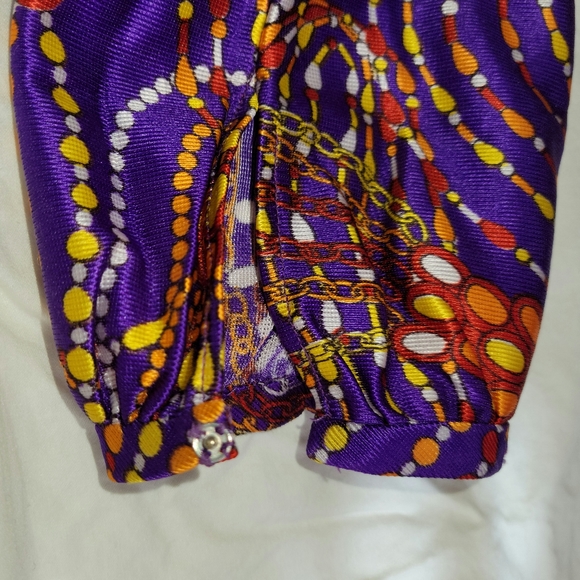 Medium Retro Satin Evening Dress - Picture 6 of 6